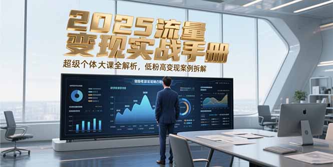 2025流量变现实战手册，超级个体大课全解析，低粉高变现案例拆解-87创业网