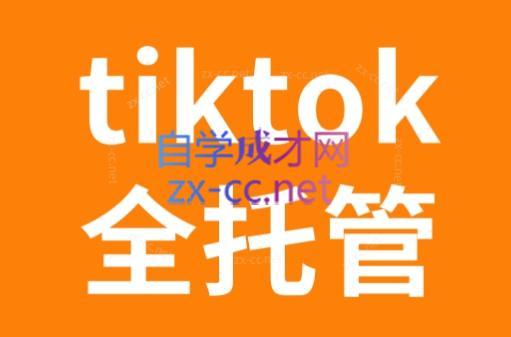 TikTok跨境电商全托管运营模式精品课-87创业网