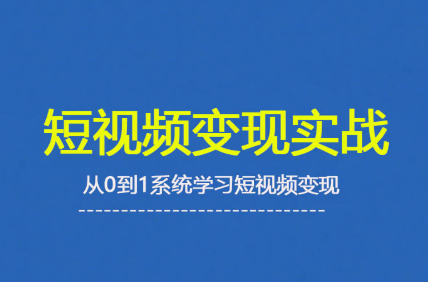 杨磊老师·2025短视频变现实战课-87创业网