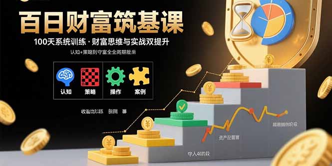百日财富筑基课：认知+策略+实操+案例拆解  实现从创富到守富全周期能力-87创业网