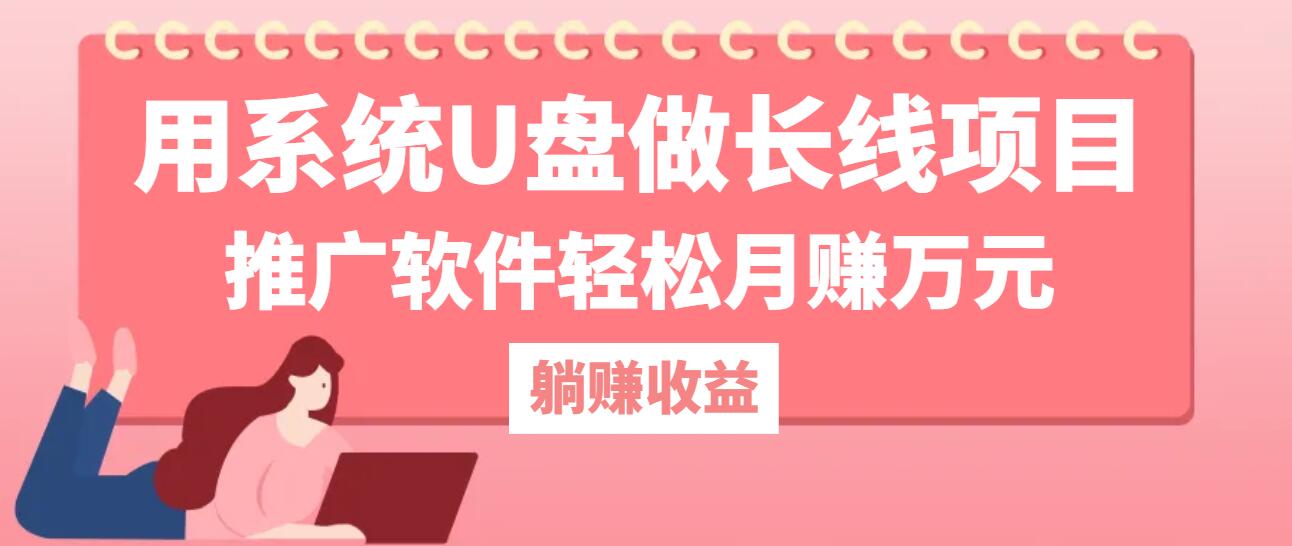 用系统U盘做长线项目，推广软件轻松月赚万元(附制作教程+软件-87创业网