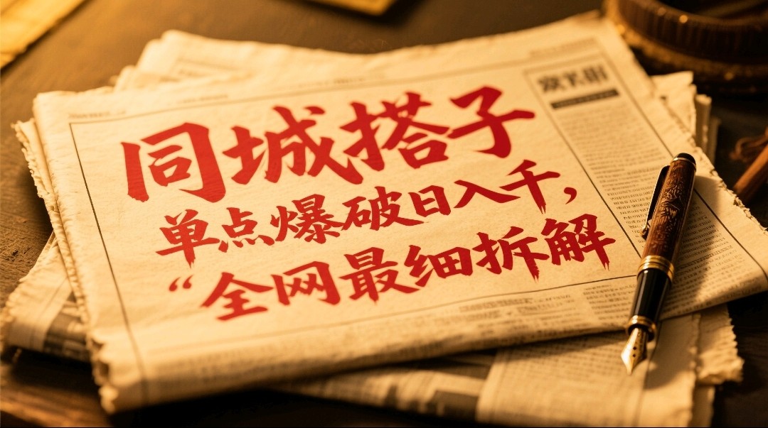 同城搭子群19.9单点爆破日入千，搭子组局月入万，全网最细拆解-87创业网