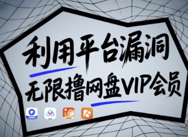 利用平台漏洞，无限撸网盘VIP会员，用户亲测有效!【漏洞原理+操作演示】-87创业网