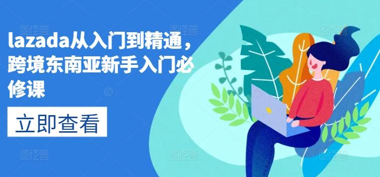 lazada从入门到精通，跨境东南亚新手入门必修课-87创业网