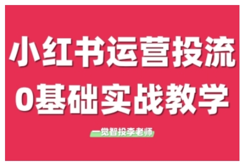 小红书运营投流，小红书广告投放从0到1的实战课，学完即可开始投放(更新)-87创业网