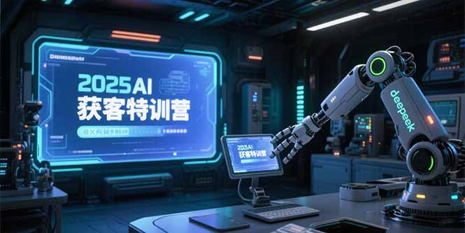 2025AI获客特训营，AI图文视频全制作，deepseek工具实操教学-87创业网
