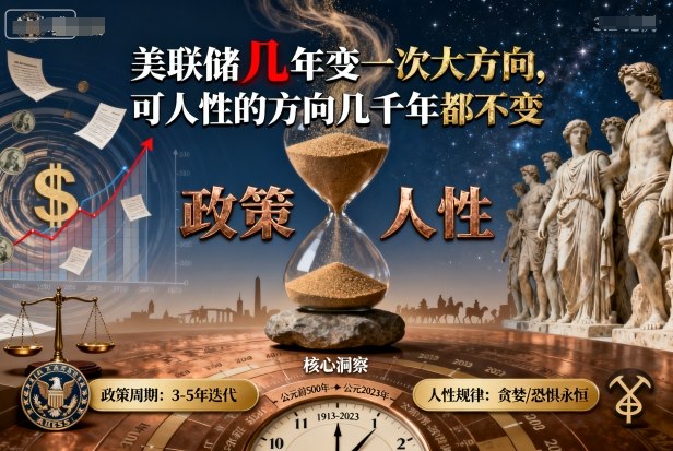 付费文章：美联储几年变一次大方向，可人性的方向几千年都不变-87创业网