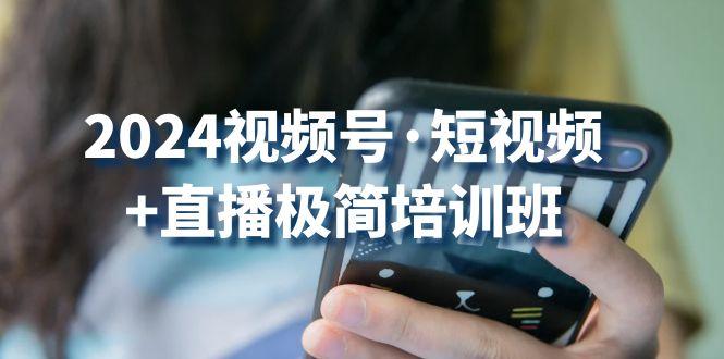 2024视频号·短视频+直播极简培训班：抓住视频号风口，流量红利-87创业网