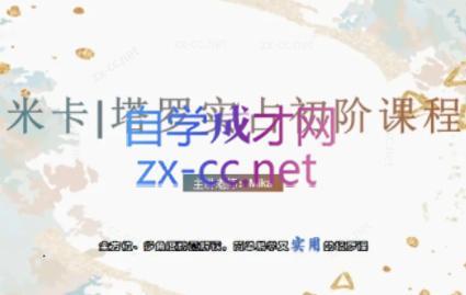 米卡·实占塔罗初阶课-87创业网